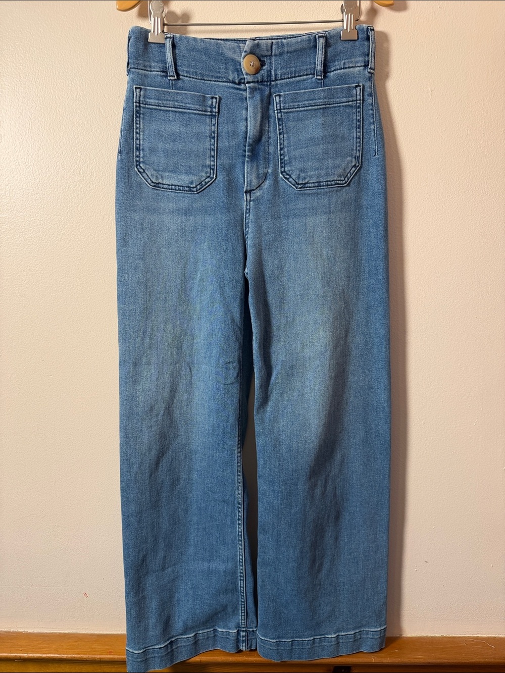 Maeve Colette High-Rise Wide-Leg Cropped Jeans Size 26 Tall - Picture 3 of 8